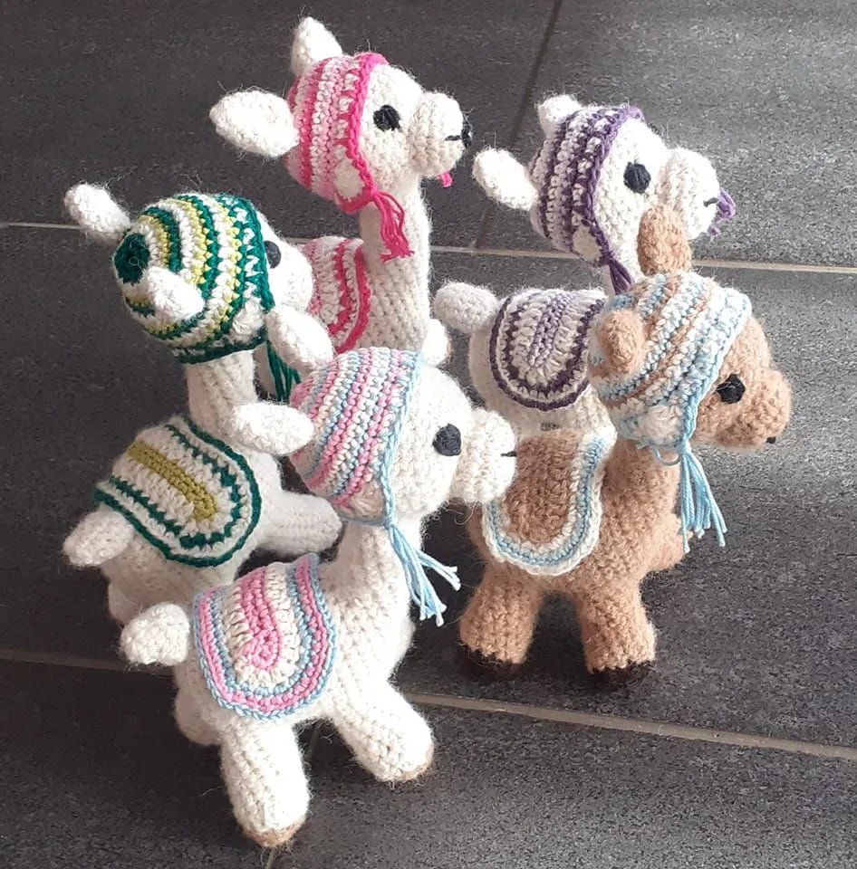 Handgearbeitete Häkel-Alpakas aus der ViAnna Boutique